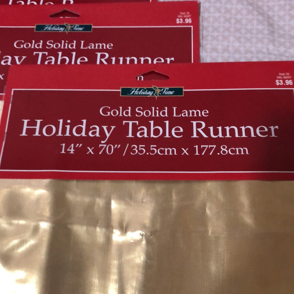 Gold table decorations - Picture 6 of 6